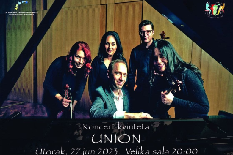 Koncert klavirskog kvinteta “Union Music” 27. juna u KIC-u “Budo Tomović”