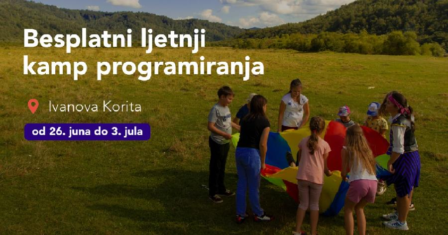 Besplatni ljetnji kamp programiranja za djecu na Ivanovim koritima