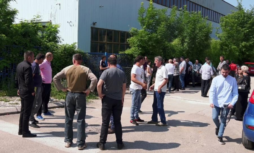 Protest radnika Rudnika Boskita: Nema gradnje dok se ne isplate dugovanja radnicima