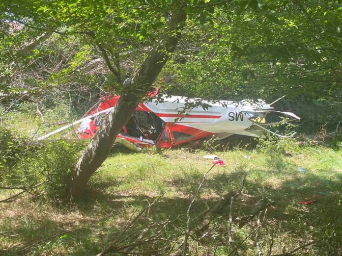 Video: Pao Avion u Štoju, povrijeđene dvije osobe