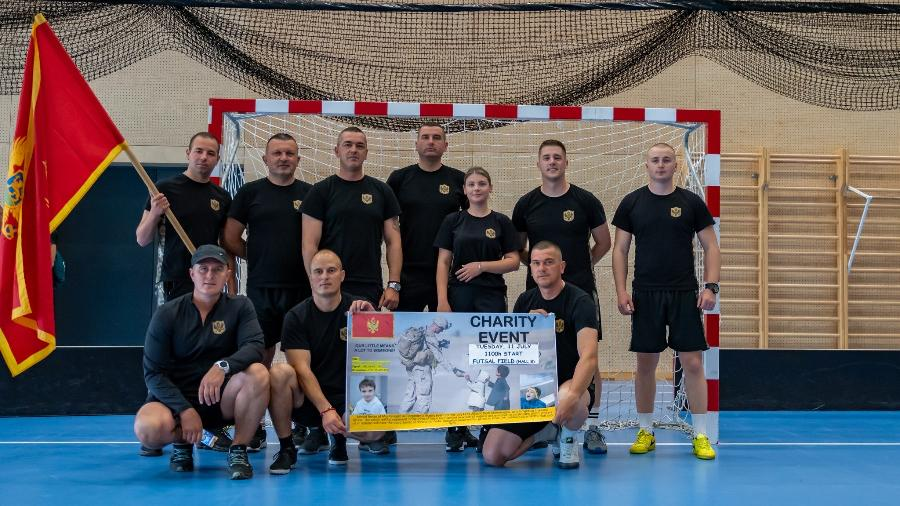 Crnogorski vojnici prikupili preko 1.800 eura za Feđu Alkovića