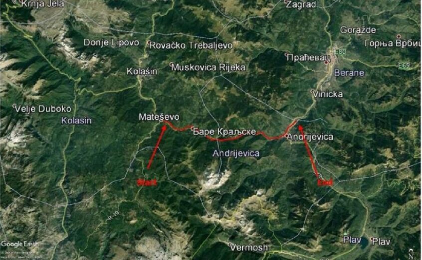 Ovuda će proći trasa auto-puta od Mateševa do Andrijevice
