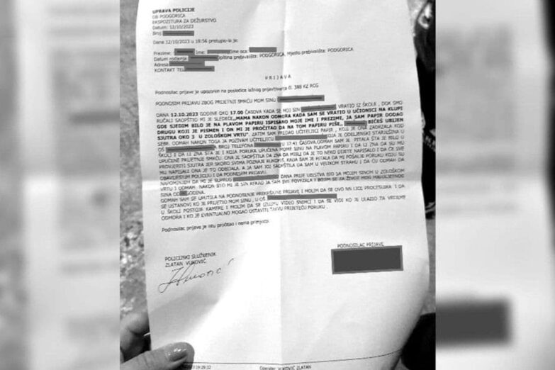 Dječaka sačekala poruka na klupi: “Bićeš ubijen sjutra oko 3 u zoološkom vrtu”