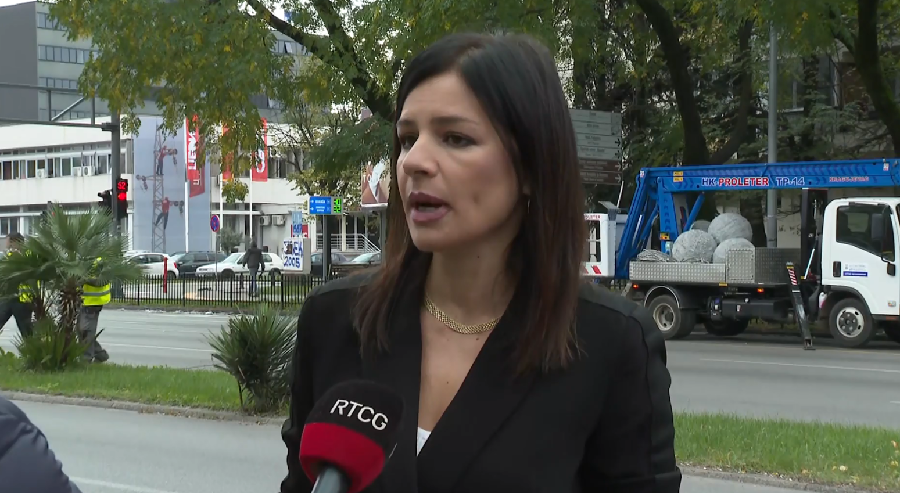 Vukčević: Počelo postavljanje novogodišnje rasvjete u glavnom gradu