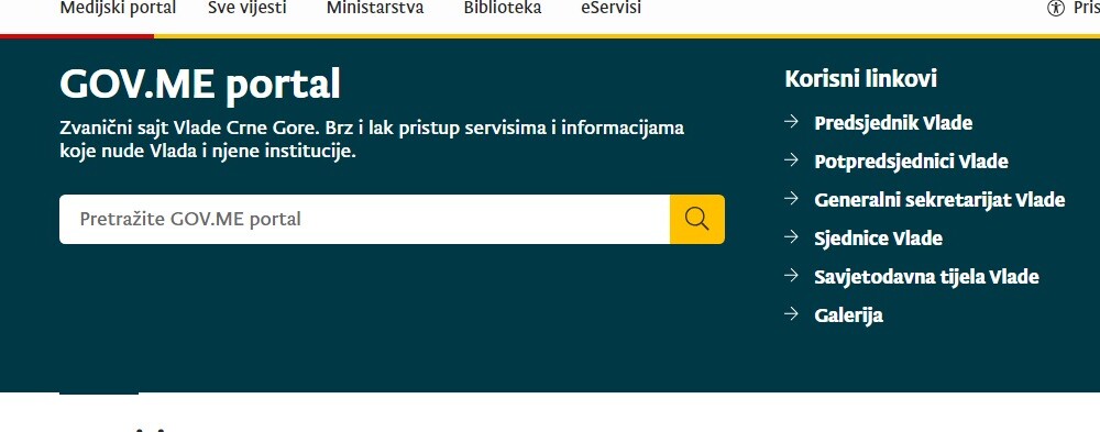 Portal Vlade opet dostupan