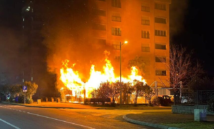 Izgorio restoran “Soho” u Baru