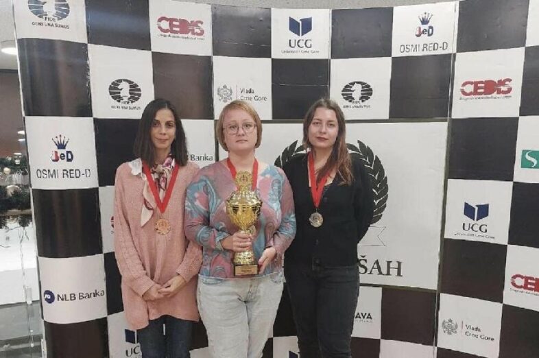 Novikova prvakinja Crne Gore, Skvorcova druga, Milović treća