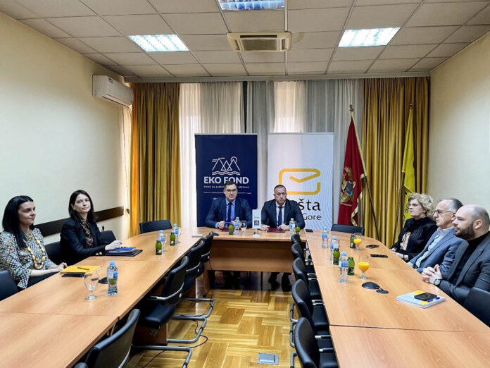 Eko-fond i Pošta Crne Gore potpisali Ugovor