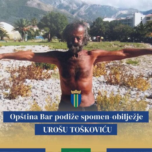 Opština Bar podiže spomenik Urošu Toškoviću