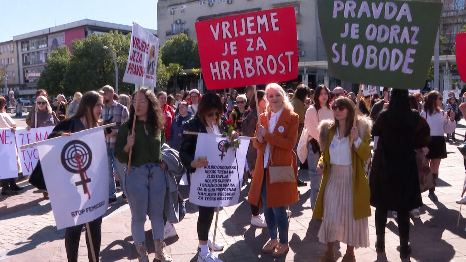 U Podgorici održan Osmomartovski marš pod sloganom “Vrijeme je za pravdu!