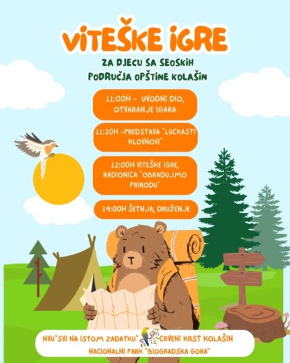 Viteške igre djece sa seoskog područja Kolašina u NP Biogradska gora