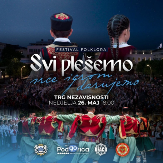 Defile folklornih ansambala i veče folklora u nedjelju na Trgu nezavisnosti