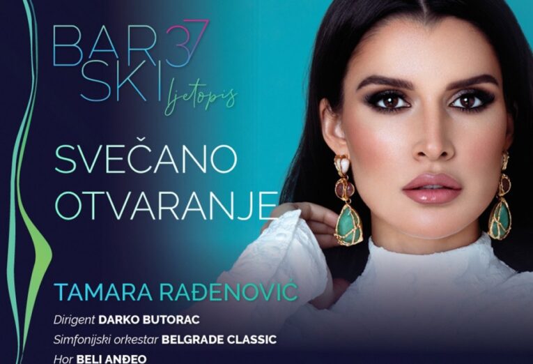 Na otvaranju “Barskog ljetopisa” koncert Tamare Rađenović
