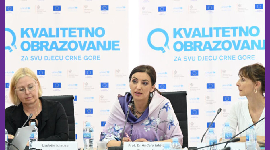 Jakšić-Stojanović: U viziji škole 2035.godine razvijena je inkluzivna klima, škola je cjelodnevna, bezbjedna i podsticajna