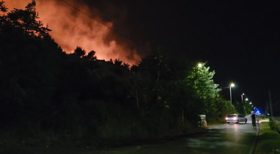 Aktivan požar na brdu Gorica, uhapšeni osumnjičeni