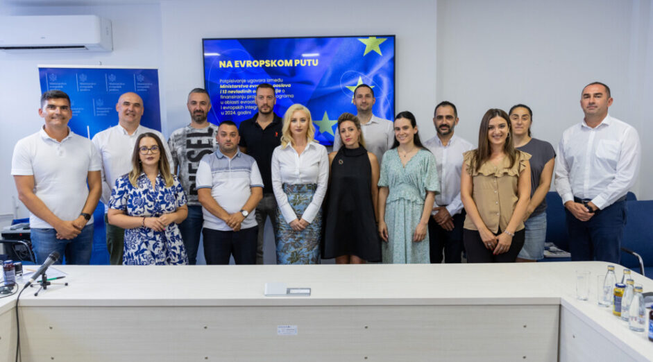 MEP potpisalo ugovore o finansiranju projekata 13 nevladinih organizacija