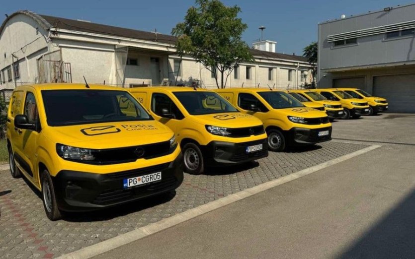 Pošta Crne Gore dobila sedam novih dostavnih vozila