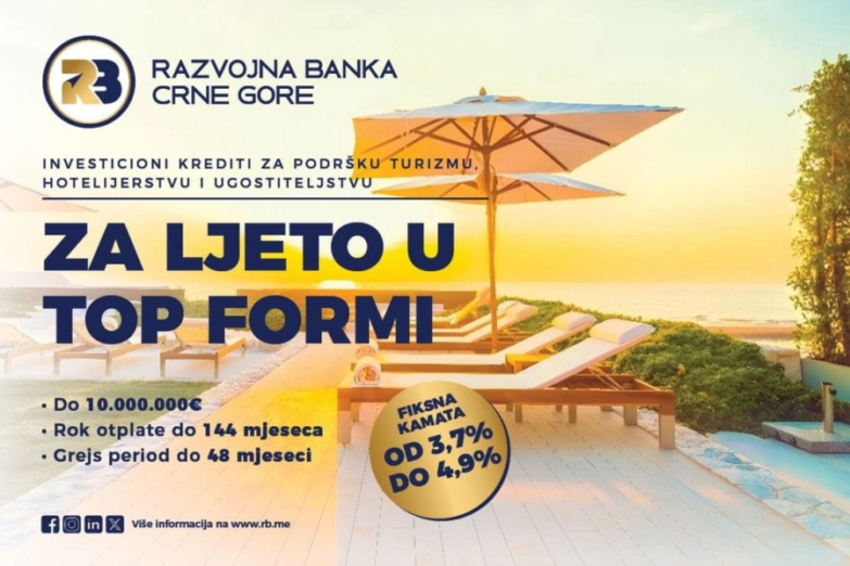 Povoljni investicioni krediti za razvoj turizma